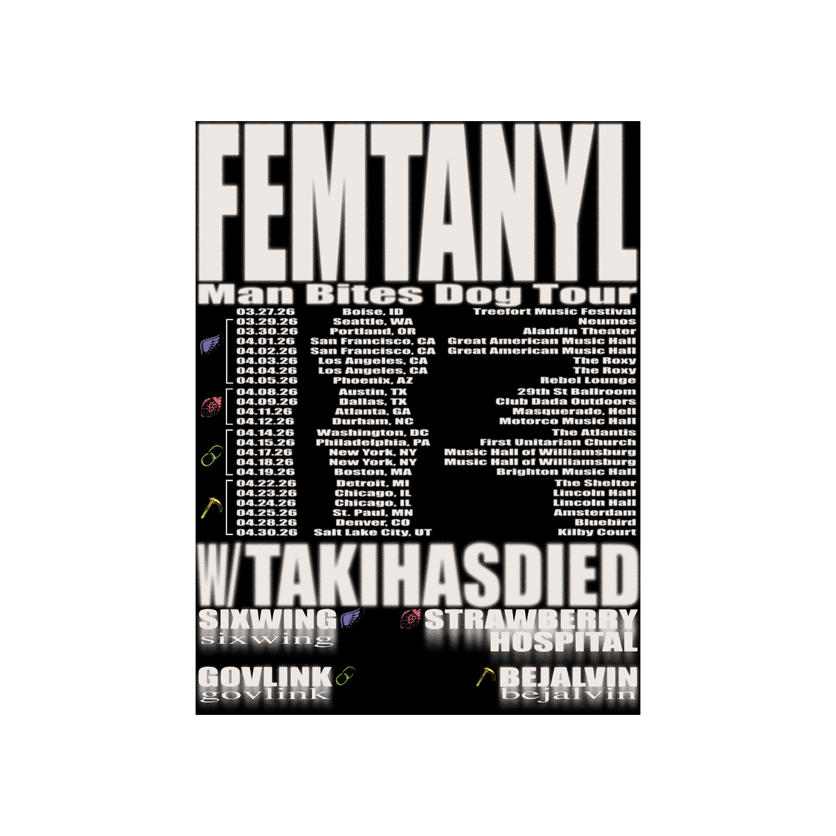 2026 Tour Poster Standard